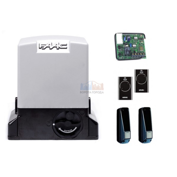 FAAC 740 KIT RC комплект автоматики для откатных ворот FAAC 740 KIT RC комплект автоматики для откатных ворот