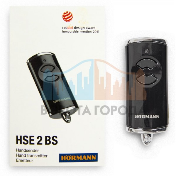 Пульт Hormann HSE2-868-BS глянцевый черный (436770) Пульт Hormann HSE2-868-BS глянцевый черный (436770)