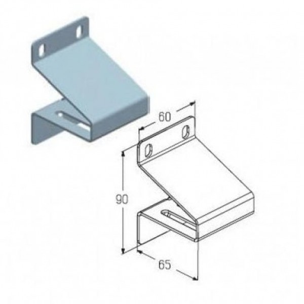 Alutech Кронштейн верхний RBI125 Alutech Кронштейн верхний RBI125
